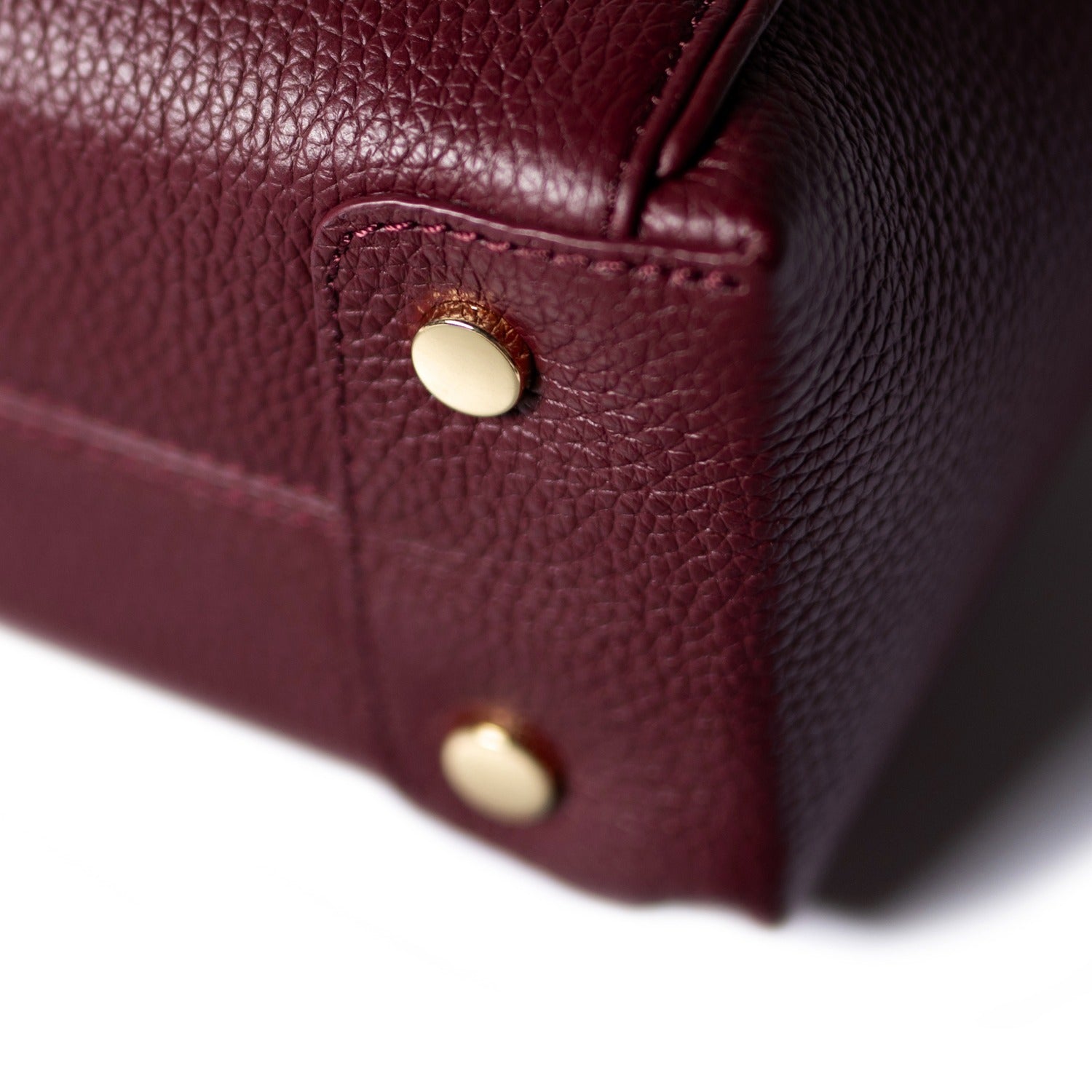 Isabel Bernard Honoré Cloe Mini Bordeaux Calfskin Leather Handbag IB21124-052