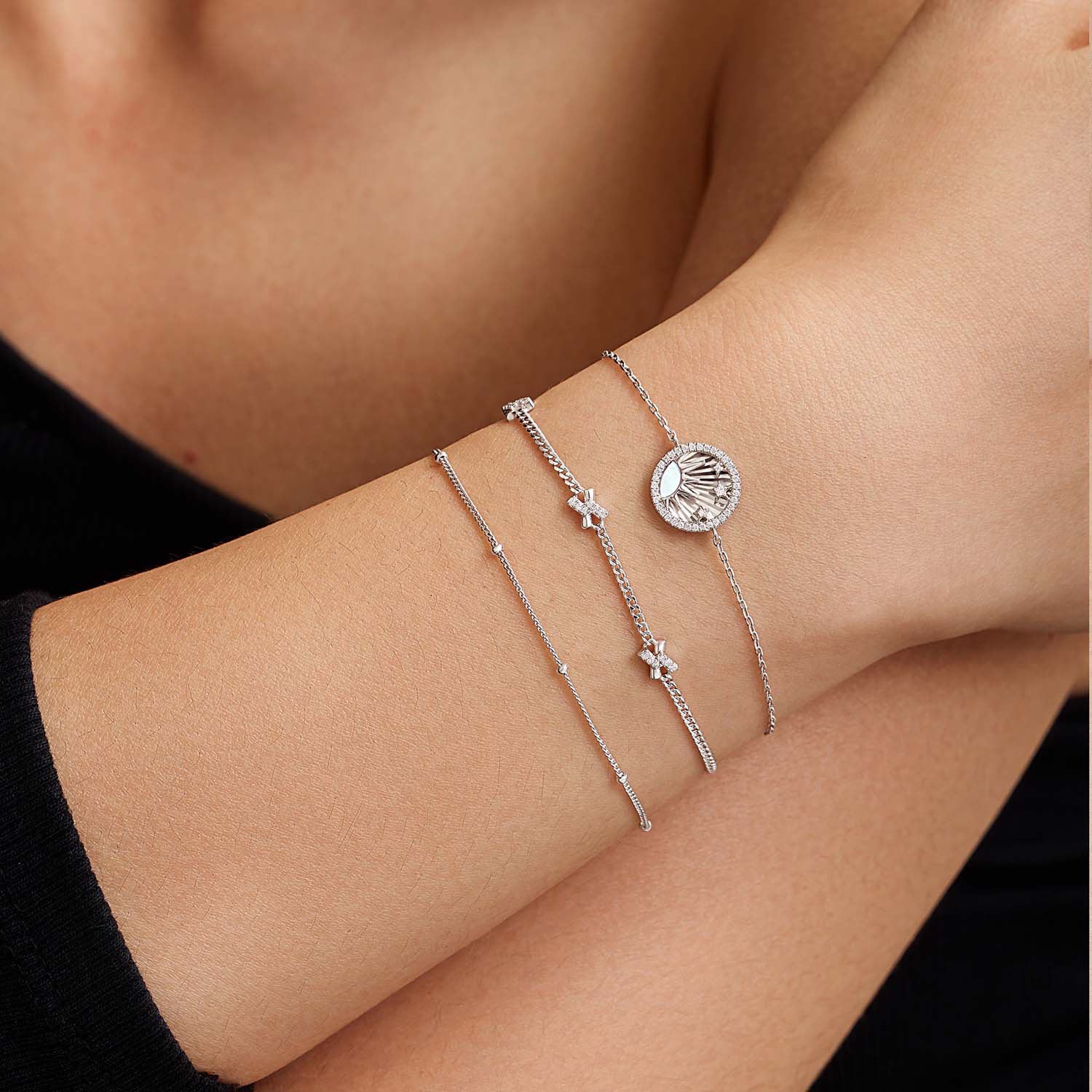 Ania Haie Sunshine Chaser 925 Sterling Silver Bracelet 2002-AH-B059-04H