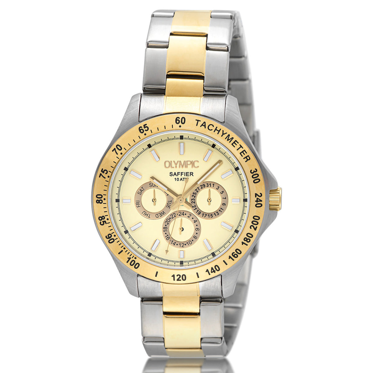 Olympic Jeffrey Créme Heren Horloge 2002-OL89HSS052B