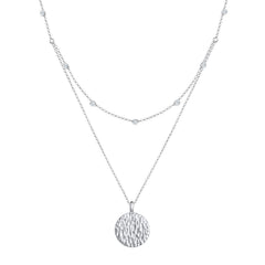 Elli 925 Sterling Silver Coin Necklace 2004-BF-0007735-001