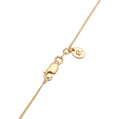 Elli 925 Sterling Silver Coin Necklace Gold plated with Zirconia 2004-BF-0008128-001