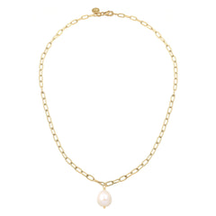 Elli 925 Sterling Silver Pearl Necklace with Pearl 2004-BF-0007727-001