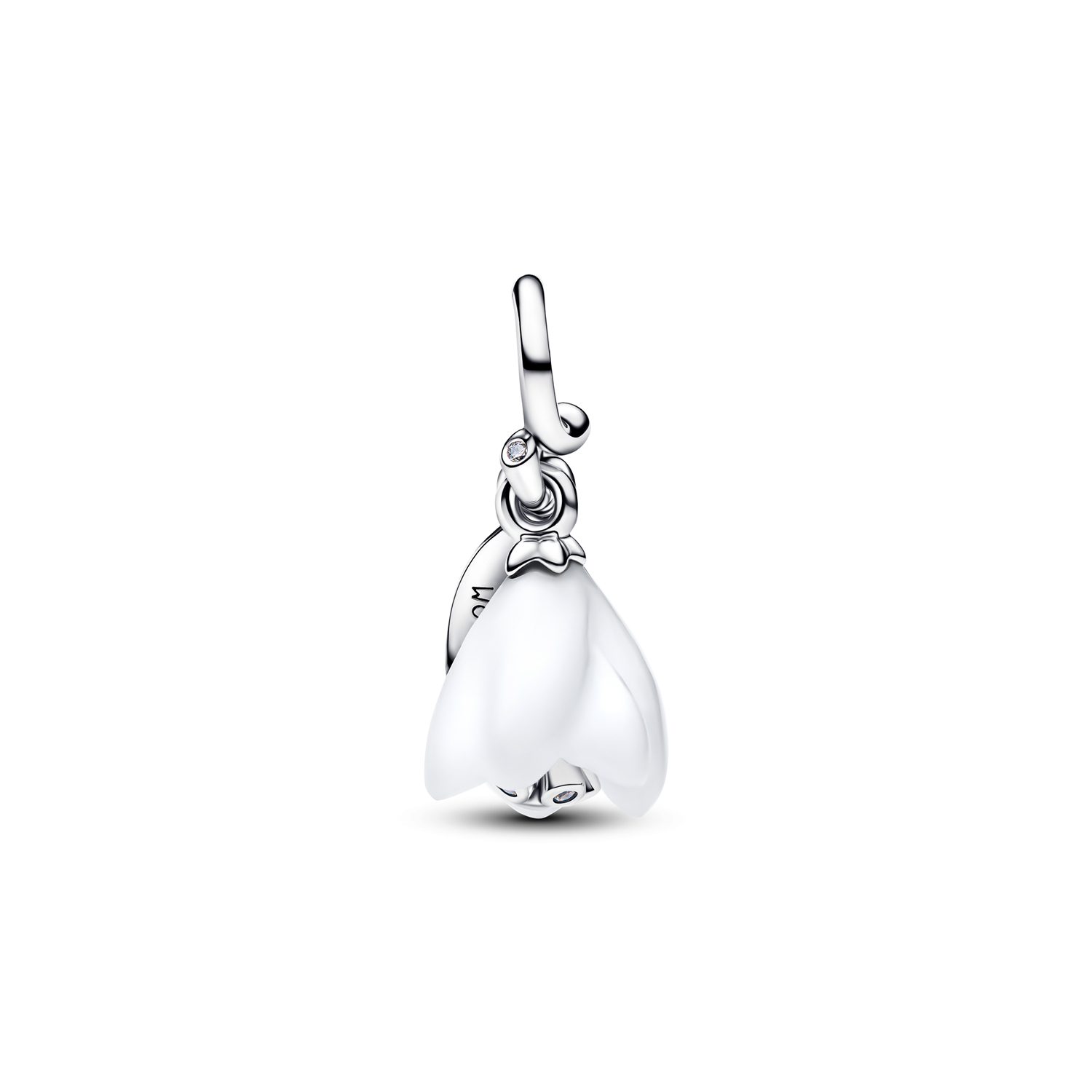 Pandora Moments 925 Sterling Silver Snowdrop Flower Dangle Charm 794239C01