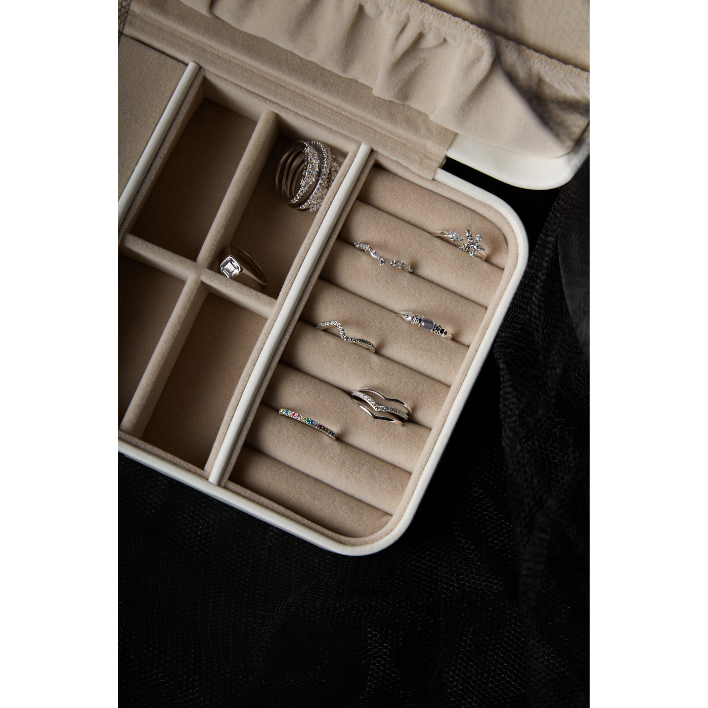 Pandora Disney 925 Sterling Silver Disney Aladdin Princess Jasmine Ring 192344C01-58