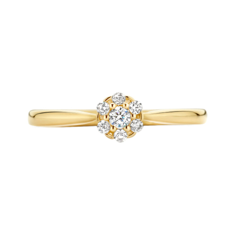 Blush 14 Karaat Gouden Ring 1248YZI/60-zoom-