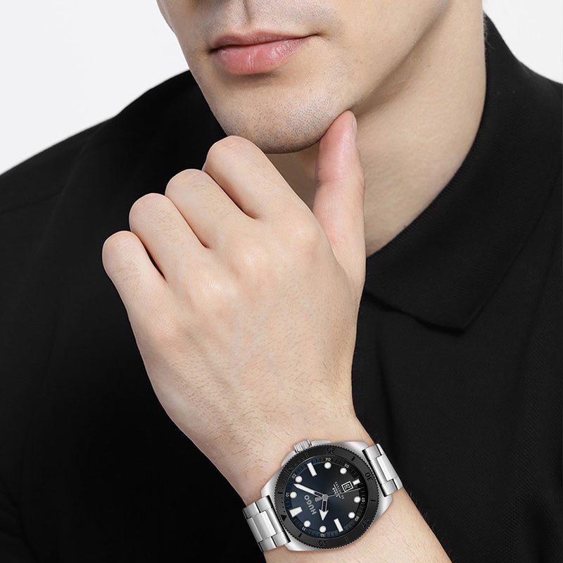 Hugo Boss HUGO #VISIT Blauw Heren Horloge 2002-HU1530305-zoom-