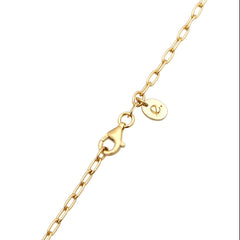 Elli 925 Sterling Silver Necklace with Sapphire 2004-BF-0008263-001