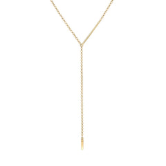 Elli 925 Sterling Silver Y Chain Necklace 2004-BF-0007738-001