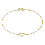 Isabel Bernard Belleville Amore 14 Karaat Gouden Armband IB4020134 (Lengte: 16.00-18.00 cm)