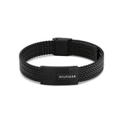 Tommy Hilfiger Roestvrij Staal Zwarte Heren Schakelarmband TJ2790707