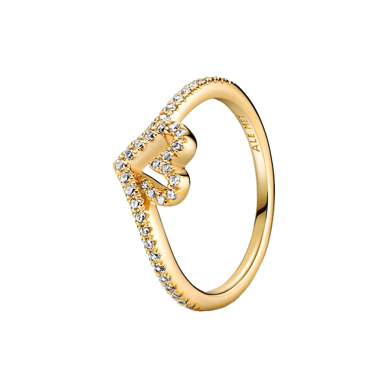 Pandora Timeless Gold-coloured Wishbone Heart 169302C01-54-zoom-