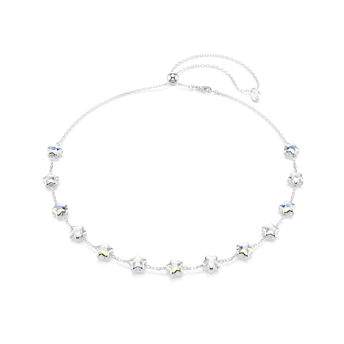 Swarovski Chroma Stars Silver-Tone Necklace 5754183