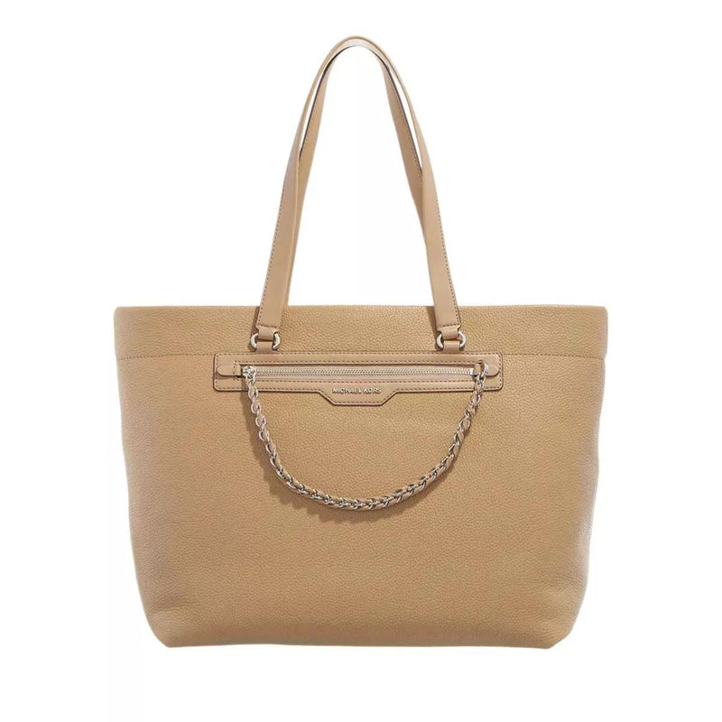 Michael Kors Beige Leather Shopper 30R3S04T3L-222-zoom-