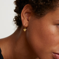 P D Paola Engrave Me 18 karat gold plated Ear Charms AR01-364-U