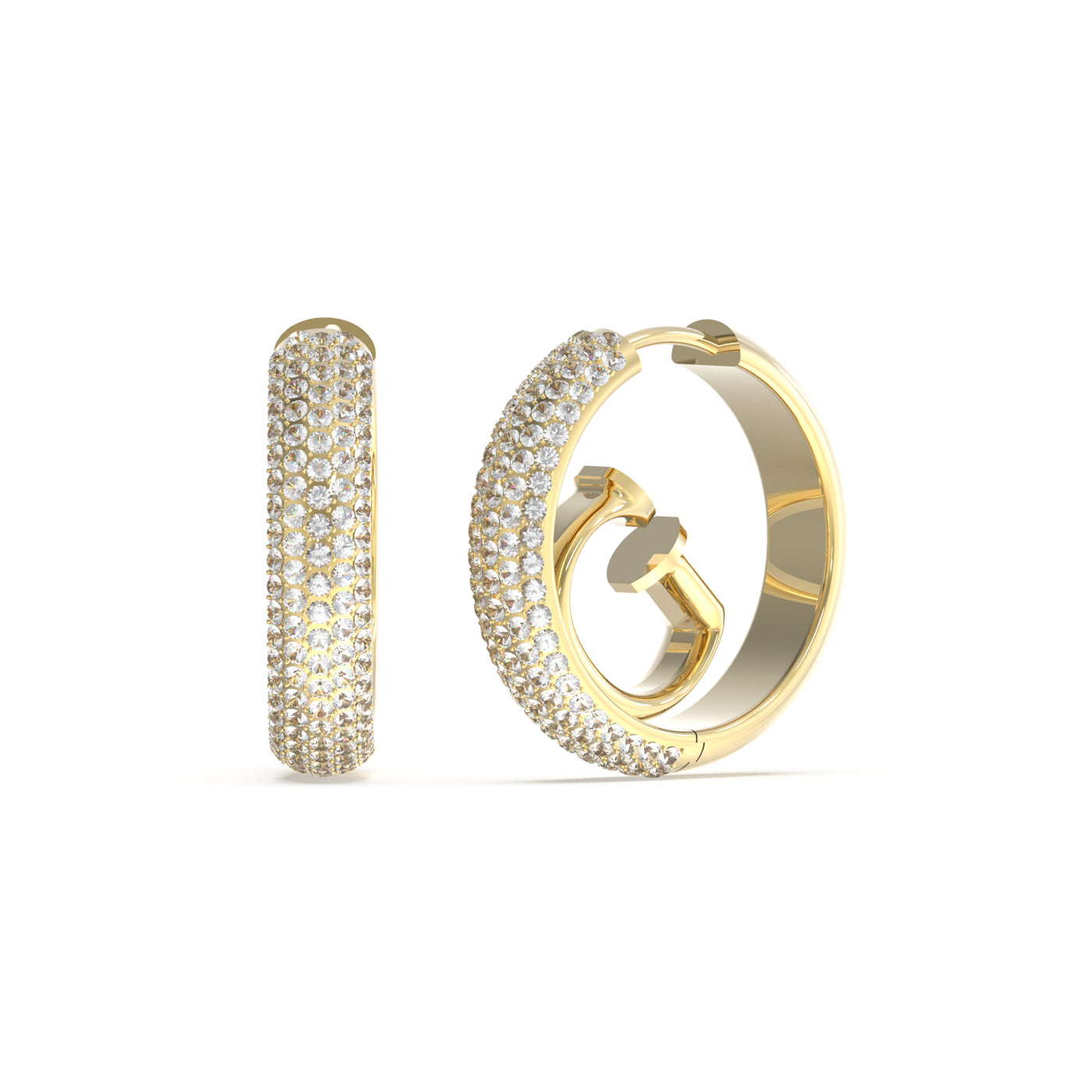 GUESS Crazy Gold Earrings JUBE03299JWYGT-U