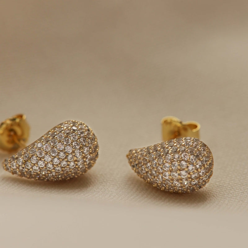 Karma Symbols XL 925 Sterling Silver Earstuds X162GP-zoom-