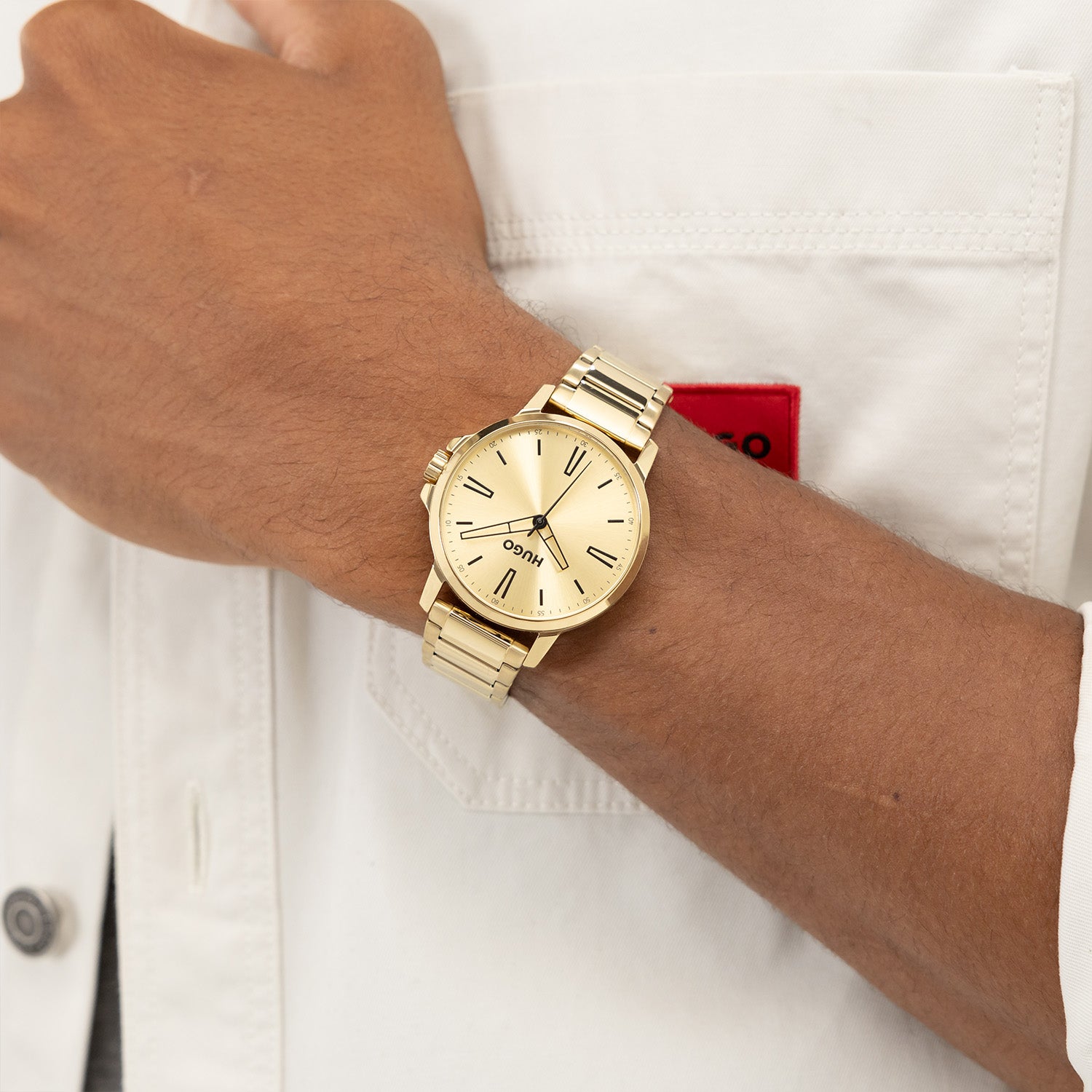 Hugo Boss #SMOOTH Gold Men's Watch HU1530420