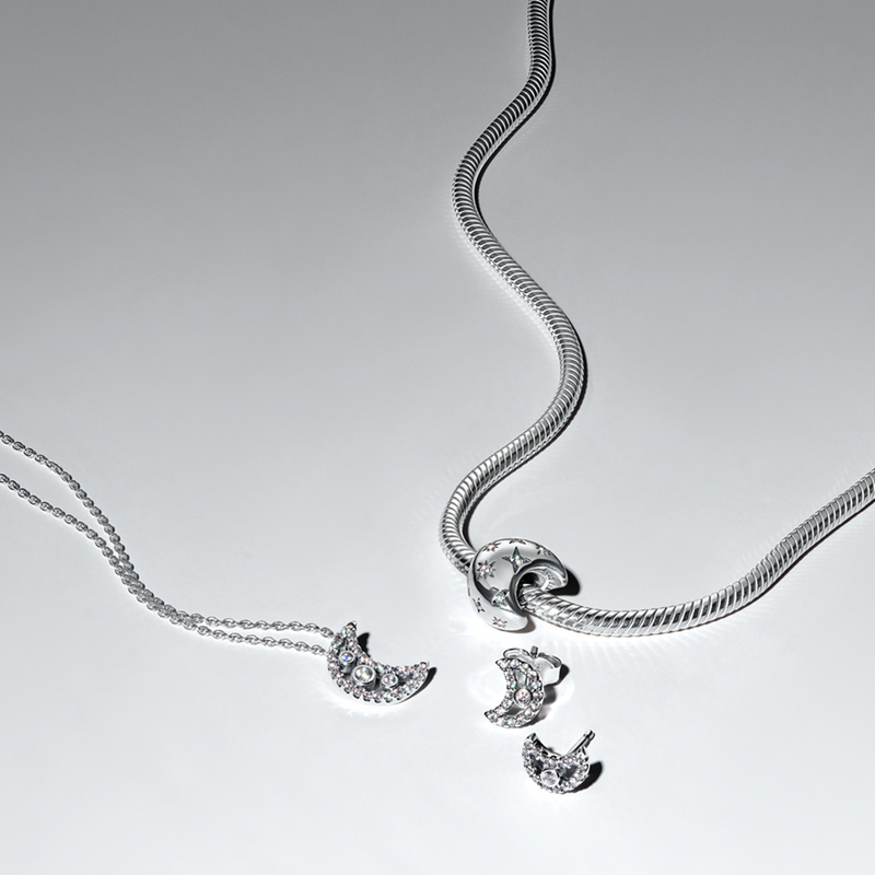 Pandora Moments 925 Sterling Silver Crescent Moon Charm 794254C01-zoom-