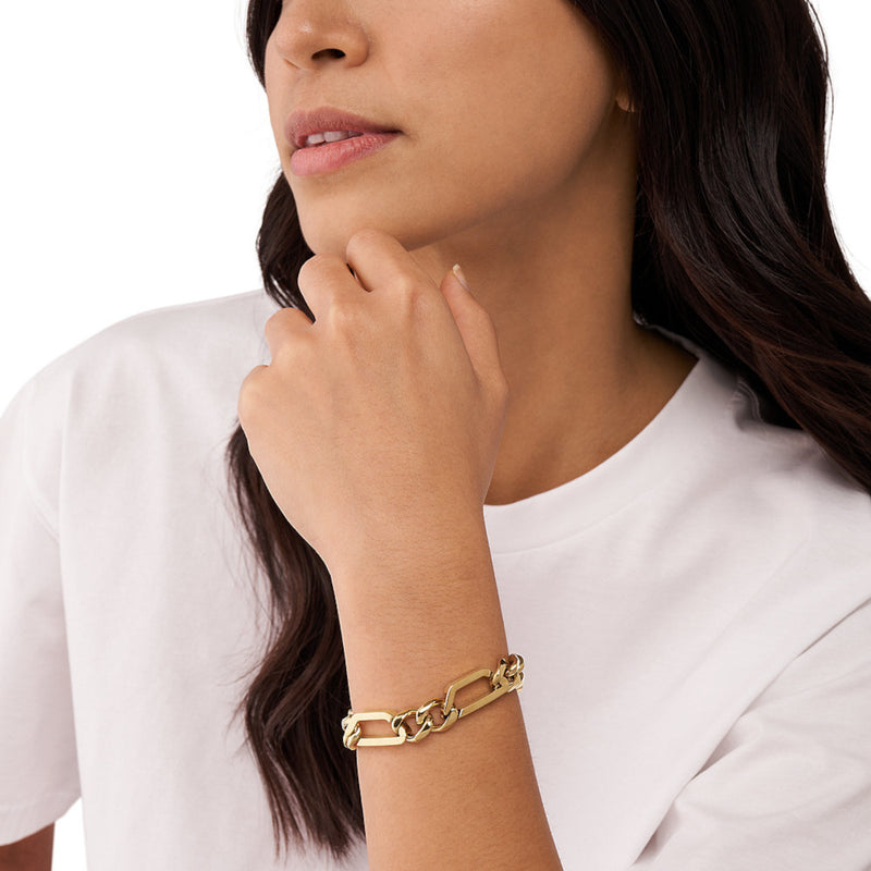 Diesel Gold-coloured Bracelet DX1471710-zoom-