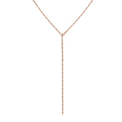Elli 925 Sterling Silver Y Chain Necklace 2004-BF-0007737-001