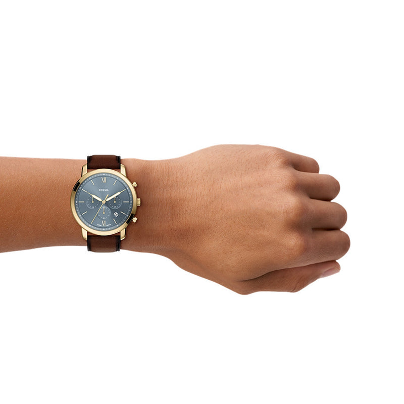 Fossil Neutra Round Blue Dial Watch FS6162-zoom-