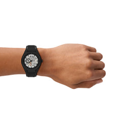 Armani Exchange Sync Silver Dial Automatic Watch AX4297