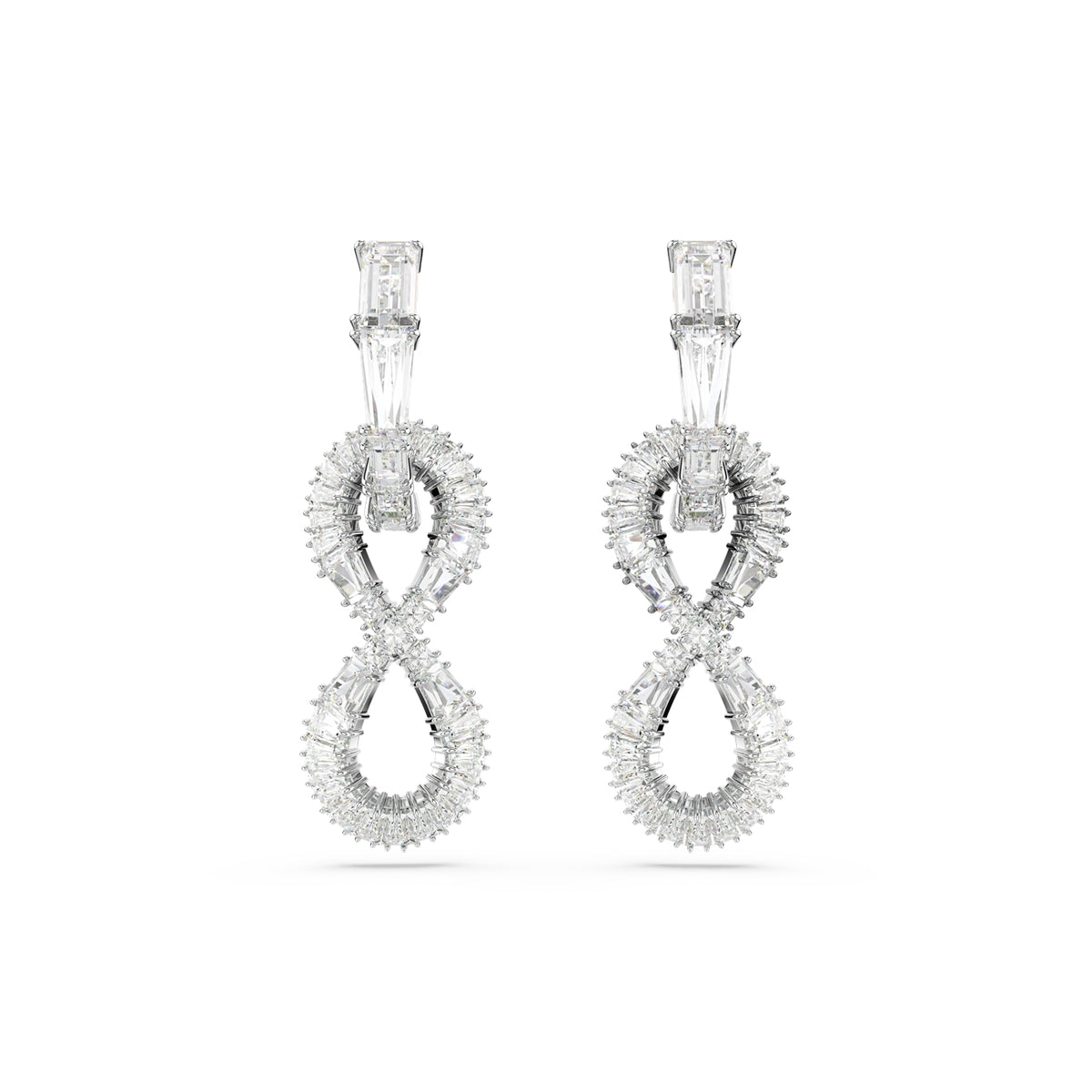 Swarovski Hyperbola Silver Drop Earrings 5679793