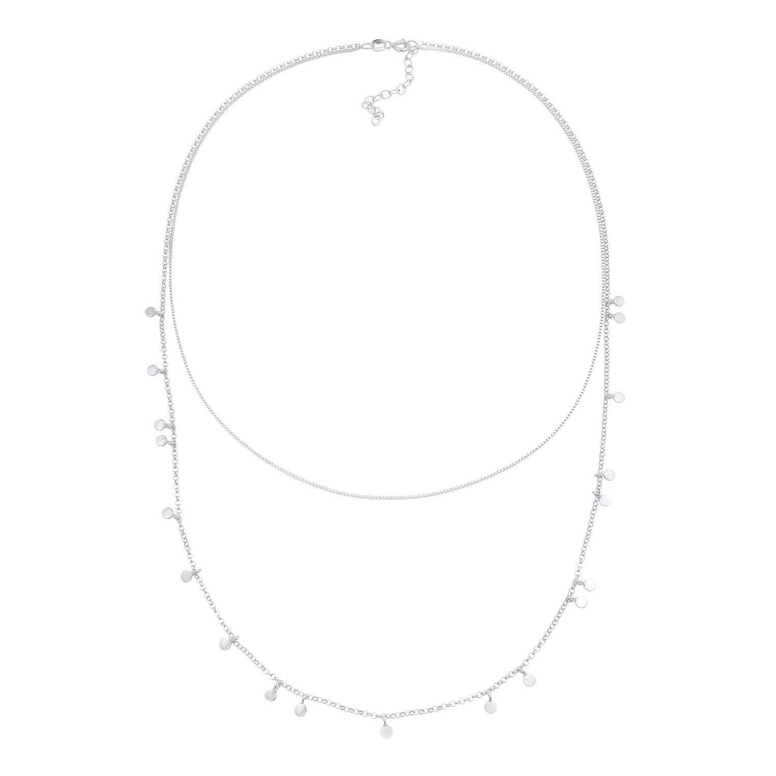 Elli 925 Sterling Silver Layered 2004-BF-0008165-001