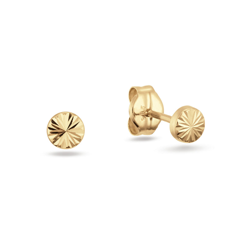 Jackie Gold Soleil 14 Karaats Gouden Oorknoppen 585 JKE25.523-zoom-