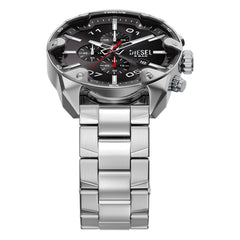 Diesel Spiked Round Black Dial Watch DZ4709