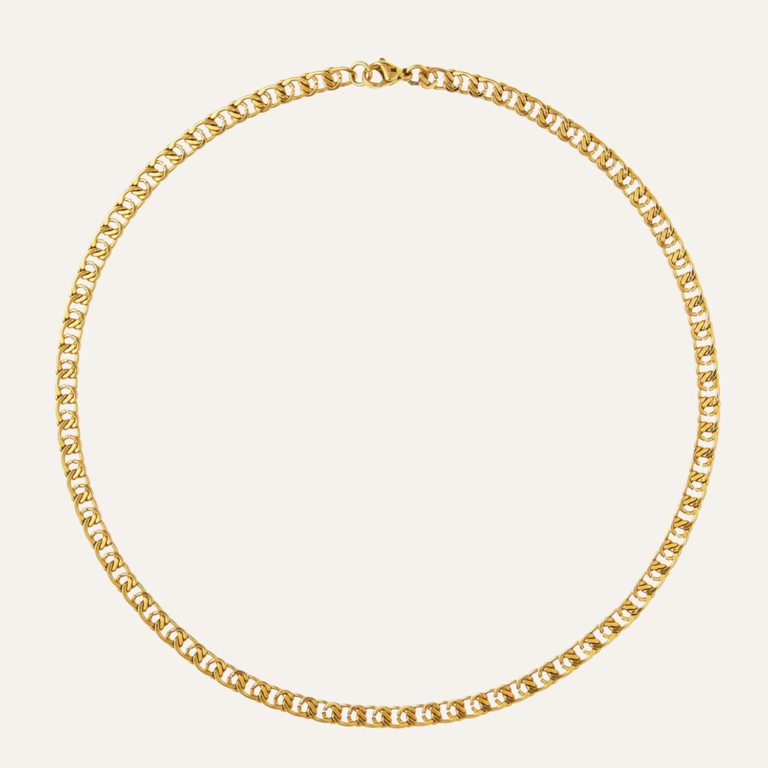 Mockberg Gold Plated Infinity Necklace MB0179