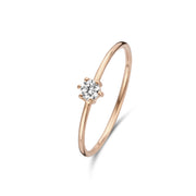 Isabel Bernard La Concorde Abelle 14 Karaat Roségouden Ring IB330025-48