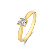 Isabel Bernard De la Paix Hanaé 14 karaat gouden ring | diamant 0.08 ct | IBD330007-50