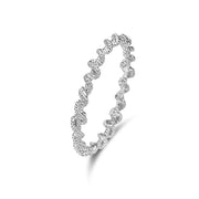 Violet Hamden Sisterhood Lunar 925 Sterling Zilveren Gedraaide Ring VH33005-50