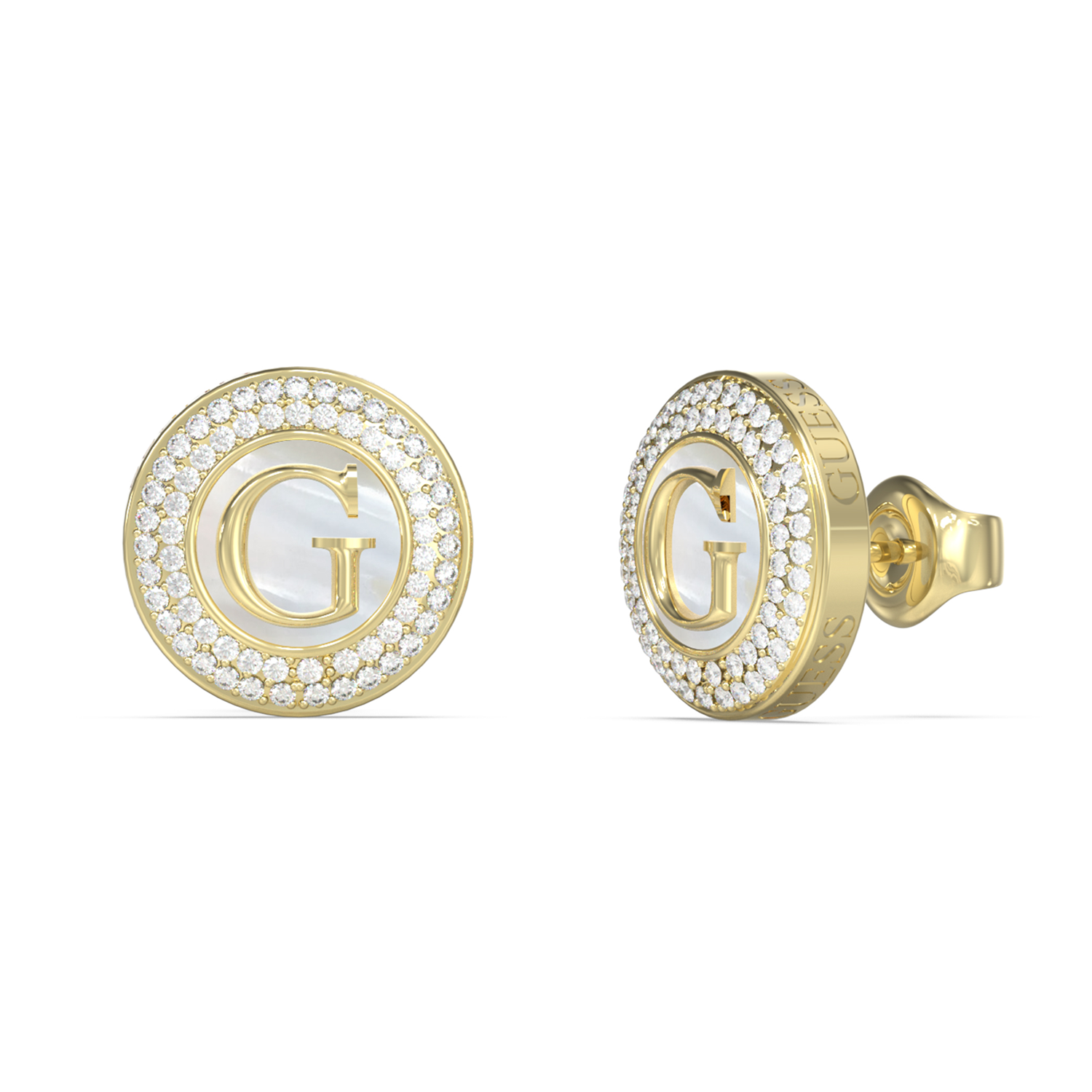 Guess G Talisman Gold-coloured Earrings JUBE06205JWYGT-U