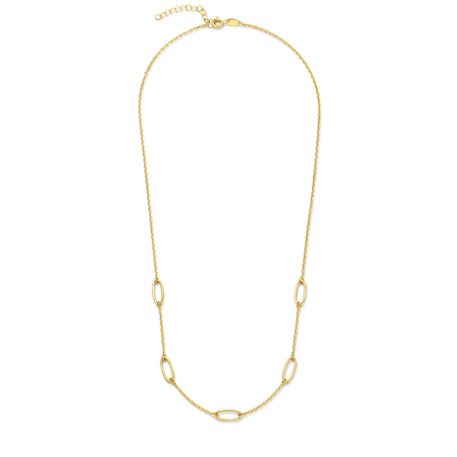 Beloro Jewels Regalo d'Amore 9 karat gold necklace and bracelet gift set BO90030