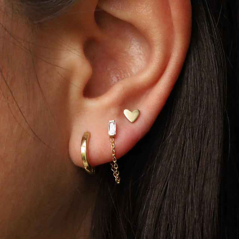 Karma 925 Sterling Silver Gold-coloured The Fave Earparty EPV10GP-zoom-