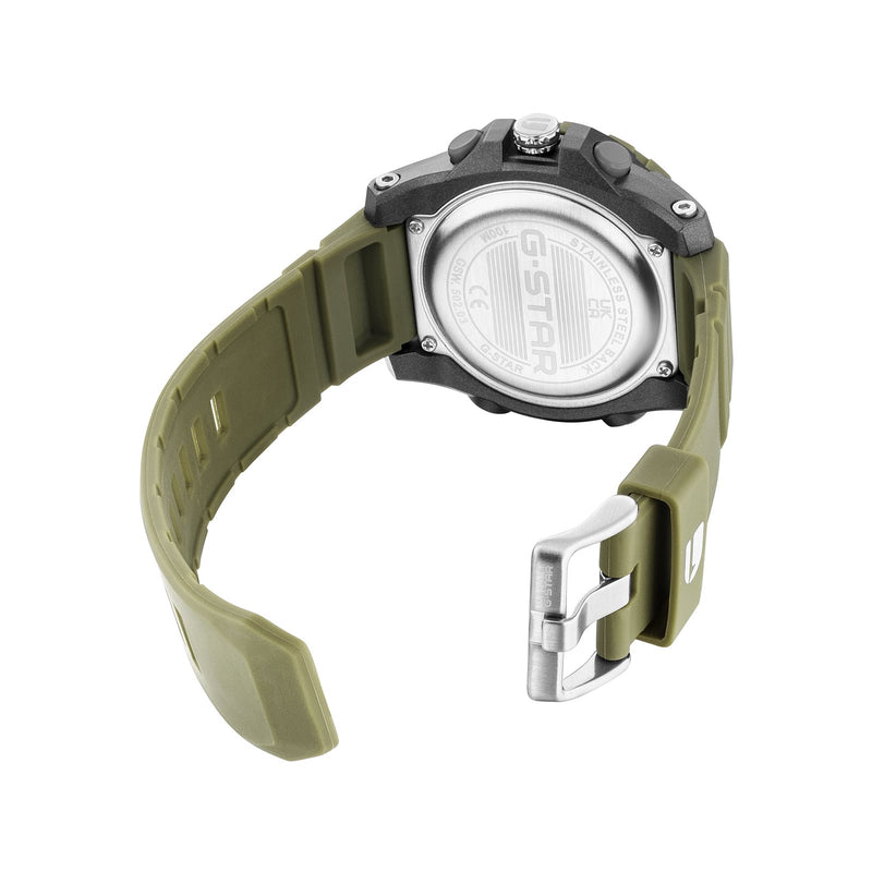 G-STAR Ops01 Grijs Olijfgroen Ana-digi Herenhorloge GSW.502.03-zoom-