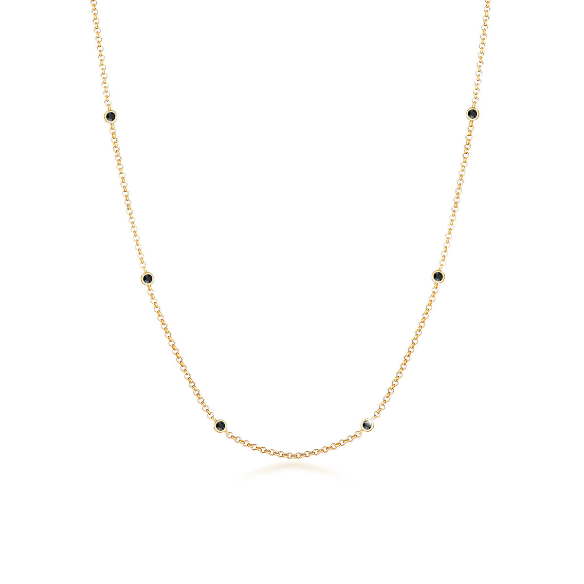 Elli 925 Sterling Silver Solitaire Necklace 2004-BF-0007817-001