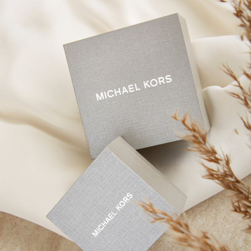 Michael Kors Premium 925 Sterling Silver Rosegolden Necklace MKC1208AN791 (Length: 40.50 - 45.50 cm)-zoom-