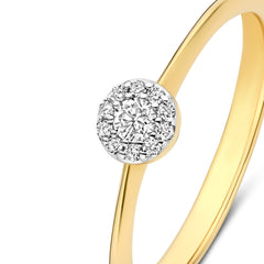 Isabel Bernard De la Paix Viviane 14 karat gold ring with diamond 0.11 carat IBD330037-50