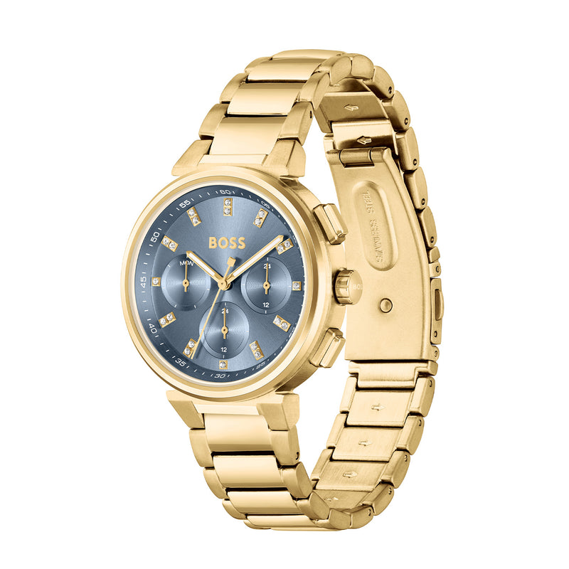 Hugo Boss BOSS ONE Blauw Dames Horloge 2002-HB1502677-zoom-