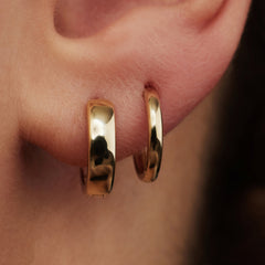 Isabel Bernard Cadeau d'Isabel 14 Carat Golden Earrings Set IB90147