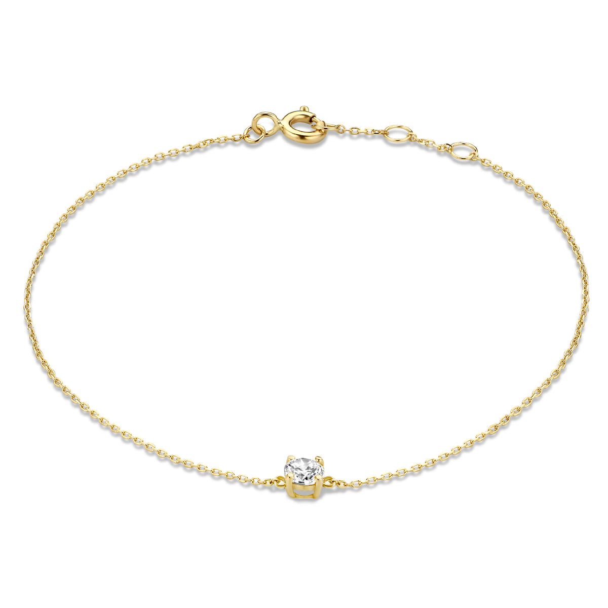 Isabel Bernard Le Marais Loane 14 Carat Golden Bracelet IB320103 (Length: 16.50-18.50 cm)