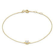 Isabel Bernard Le Marais Loane 14 Karaat Gouden Armband IB320103 (Lengte: 16.50-18.50 cm)