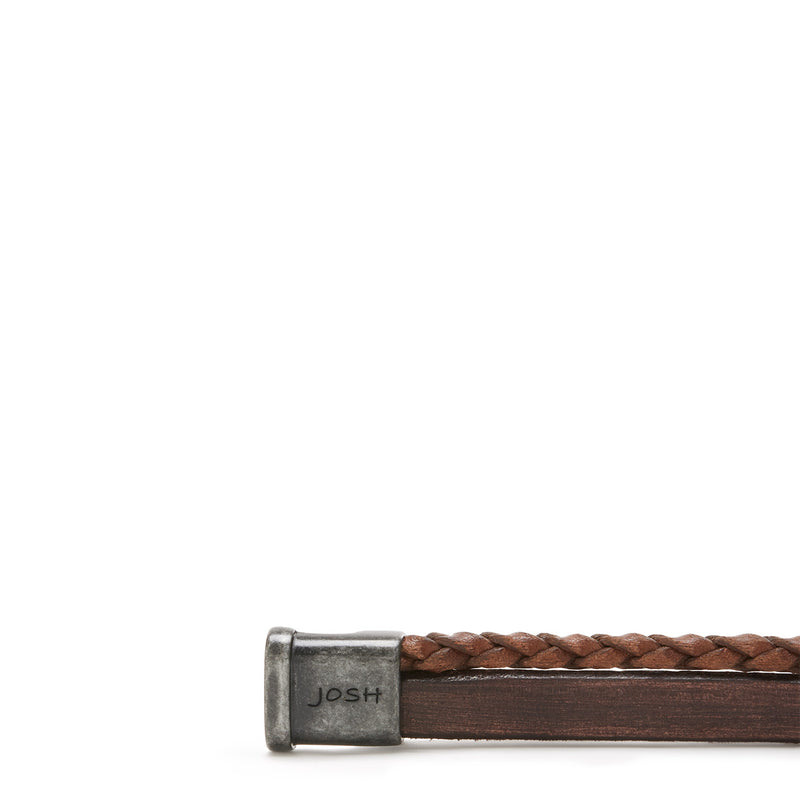 Josh Brown Bracelet 09264-bra-VB/BROWN/L-zoom-
