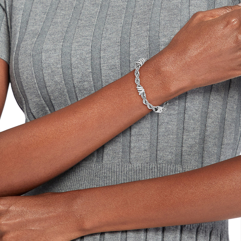 Tommy Hilfiger Roestvrij Staal Zilverkleurige Dames Schakelarmband TJ2781025-zoom-
