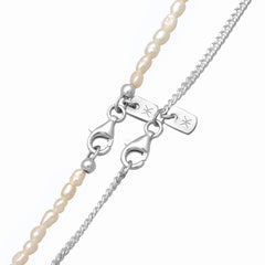 Kuzzoí 925 Sterling Silver Pearl Necklace 2004-BF-0007538-001