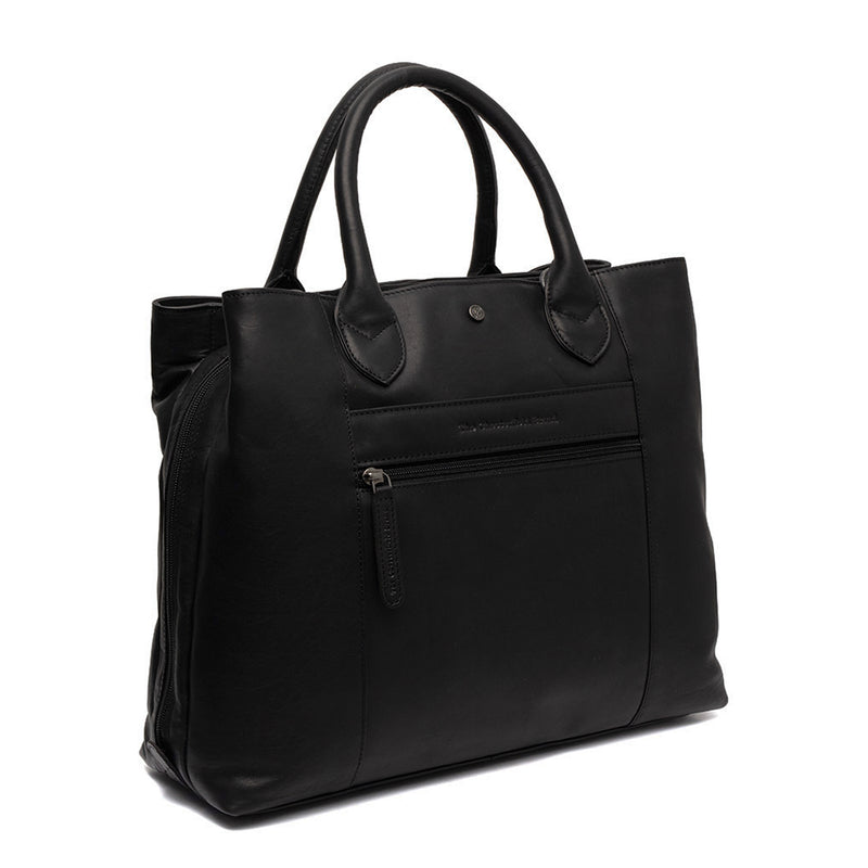 The Chesterfield Brand Passau Black Leather Handbag C48.129800-zoom-