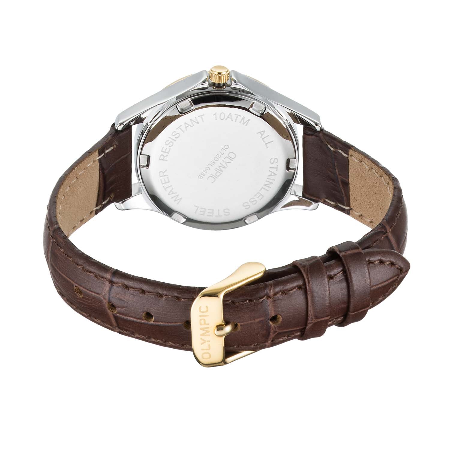 Olympic Robin Zilverkleurig Dames Horloge 2002-OL72DSL048B